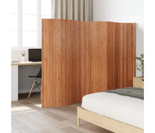 Istabas Aizslietnis, Brūns, 165X400 Cm, Bambuss Vidaxl