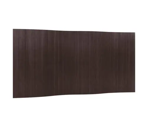 Istabas Aizslietnis, Tumši Brūns, 165X400 Cm, Bambuss Vidaxl