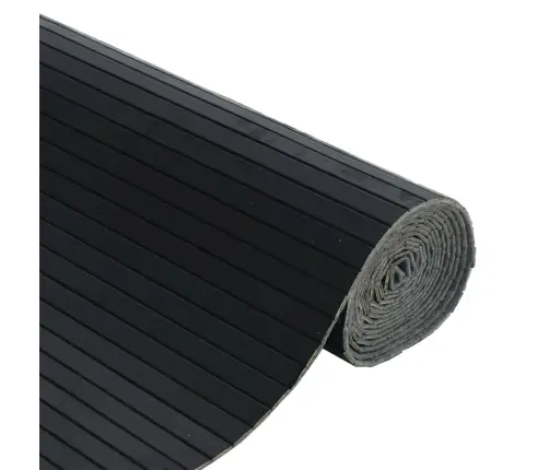 Istabas Aizslietnis, Melns, 165X800 Cm, Bambuss Vidaxl