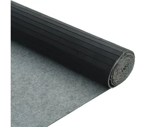 Istabas Aizslietnis, Melns, 165X800 Cm, Bambuss Vidaxl