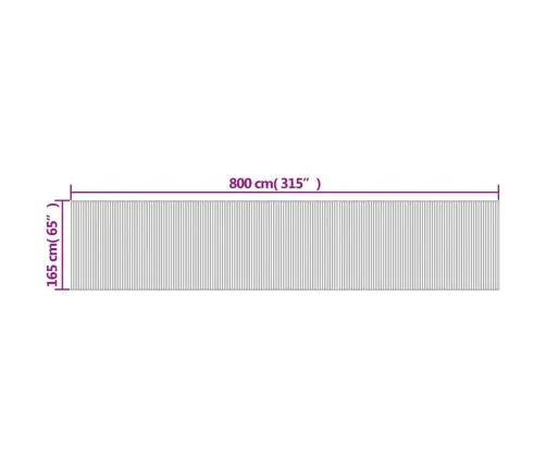 Ruumijagaja, Hall, Laius 800 cm Kõrgus 165 cm Bambus