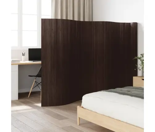 Kambario Pertvara, Tamsiai Rudos Spalvos, Plotis 800 cm Aukštis 165 cm Bambukas