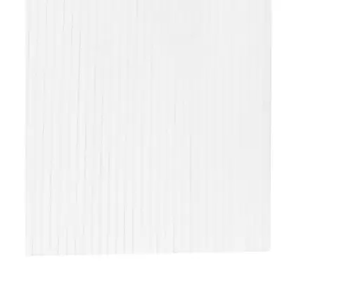Istabas Aizslietnis, Balts, 165X800 Cm, Bambuss Vidaxl