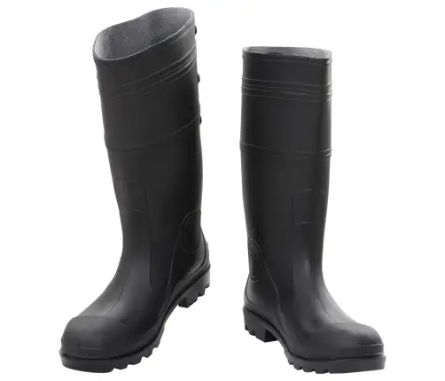 Gumijas Zābaki, Melni, 45. Izmērs, Pvc Vidaxl