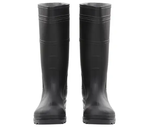 Gumijas Zābaki, Melni, 45. Izmērs, Pvc Vidaxl