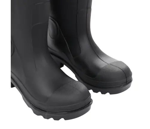 Gumijas Zābaki Ar Izņemamu Zeķi, Melni, 40. Izmērs, Pvc Vidaxl