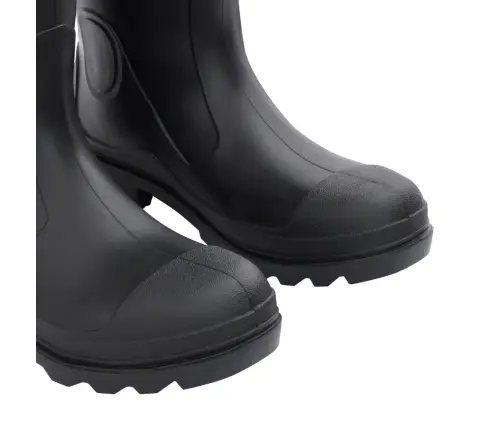 Gumijas Zābaki Ar Izņemamu Zeķi, Melni, 41. Izmērs, Pvc Vidaxl