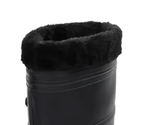 Gumijas Zābaki Ar Izņemamu Zeķi, Melni, 42. Izmērs, Pvc Vidaxl