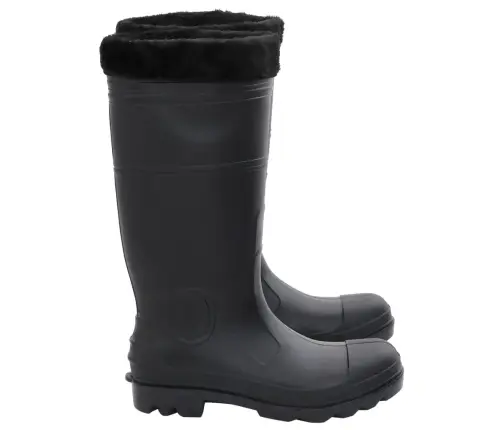 Eemaldatava Voodriga Kummikud, Must, Suurus 43, Pvc