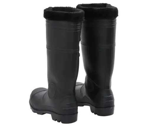 Eemaldatava Voodriga Kummikud, Must, Suurus 43, Pvc