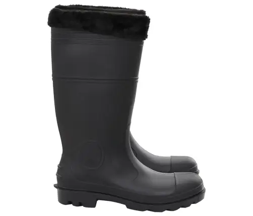 Eemaldatava Voodriga Kummikud, Must, Suurus 44, Pvc