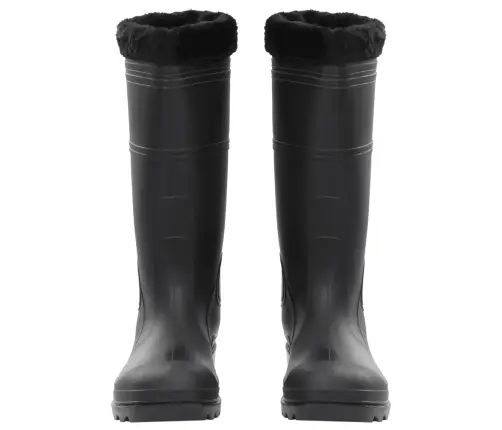 Eemaldatava Voodriga Kummikud, Must, Suurus 45, Pvc