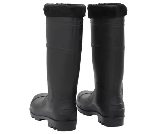 Eemaldatava Voodriga Kummikud, Must, Suurus 45, Pvc