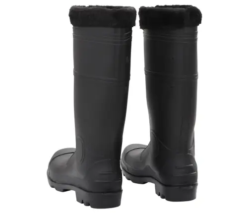 Eemaldatava Voodriga Kummikud, Must, Suurus 46, Pvc