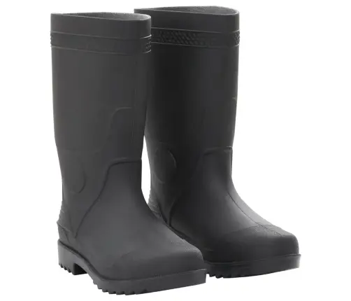 Guminiai Batai, Juodos Spalvos, Pvc, 39 Dydžio