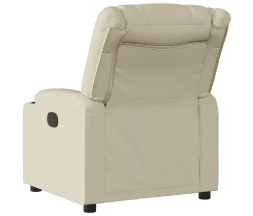 Atpūtas Krēsls, Atgāžams, Krēmkrāsas Mākslīgā Āda Vidaxl
