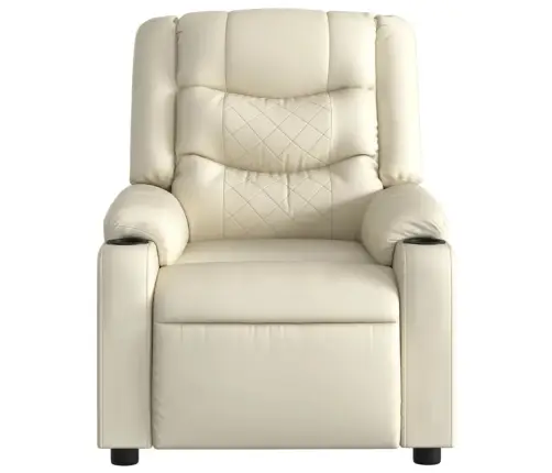 Atpūtas Krēsls, Atgāžams, Krēmkrāsas Mākslīgā Āda Vidaxl