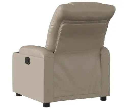 Atlošiamas Krėslas, Kapučino Spalvos, Dirbtinė Oda