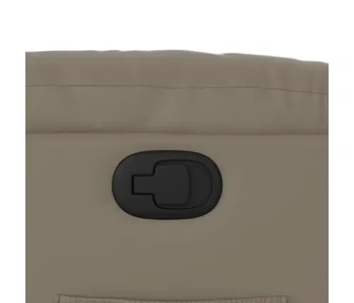 Atlošiamas Krėslas, Kapučino Spalvos, Dirbtinė Oda