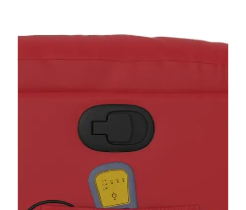 Masāžas Krēsls, Atgāžams, Sarkana Mākslīgā Āda Vidaxl