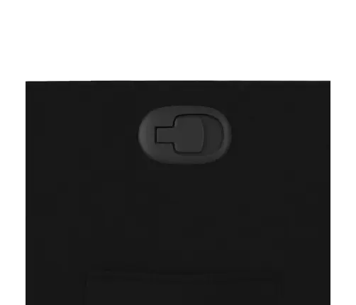 Atpūtas Krēsls, Atgāžams, Melns Audums Vidaxl