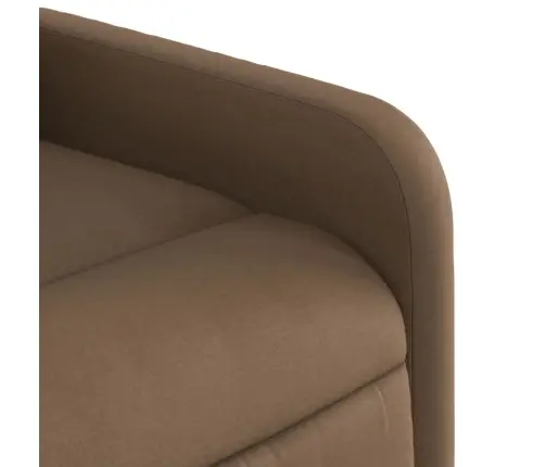 Atlošiamas Masažinis Krėslas, Rudos Spalvos, Audinys