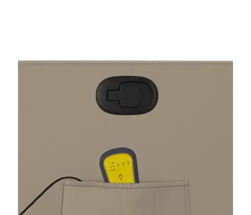 Masāžas Krēsls, Atgāžams, Kapučīno Krāsas Mākslīgā Āda Vidaxl