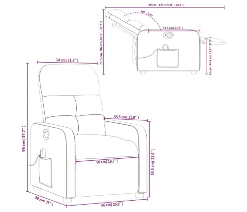 Massaažitool, Must, Kangas
