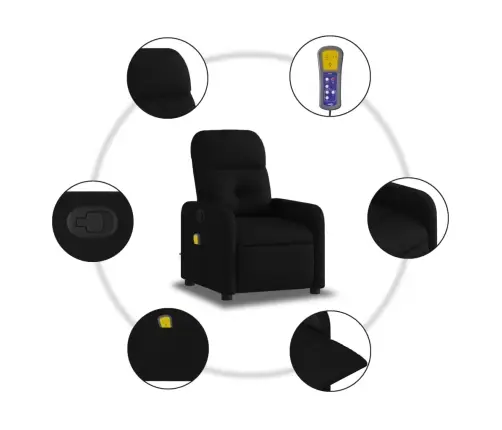 Massaažitool, Must, Kangas