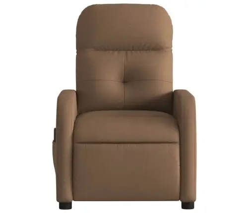 Masāžas Krēsls, Atgāžams, Brūns Audums Vidaxl