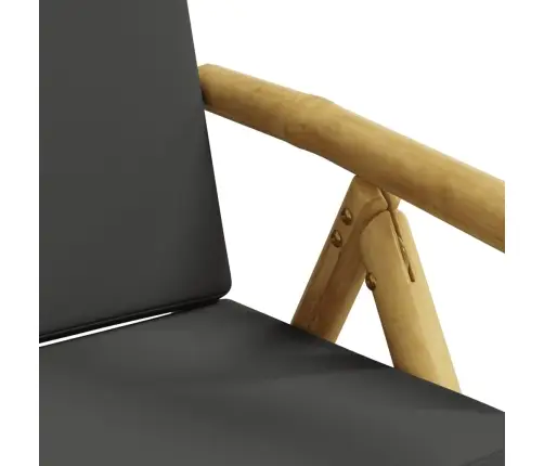 Saliekami Dārza Krēsli Ar Matračiem, 2 Gab., Bambuss Vidaxl