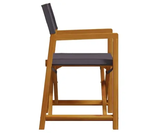 Saliekamie Direktora Krēsli, 2 Gab., Tumši Pelēks Audums Vidaxl