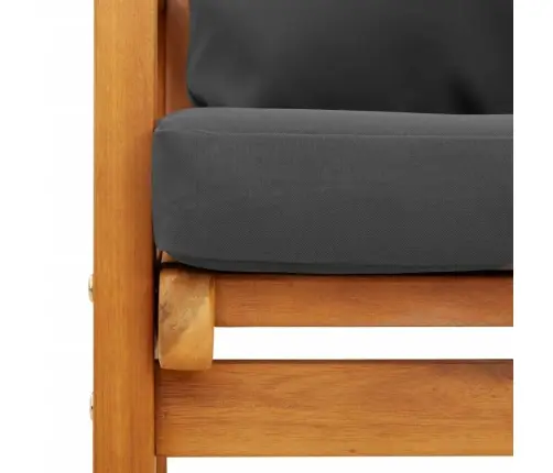 Sodo Krėslai Su Pagalvėlėmis, 2Vnt., Akacijos Medienos Masyvas