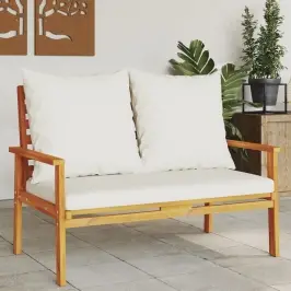 Dārza Sols Ar Matraci, 120 Cm, Akācijas Masīvkoks Vidaxl