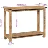 Konsoles Galdiņš, 100X35X75 Cm, Mango Masīvkoks Vidaxl