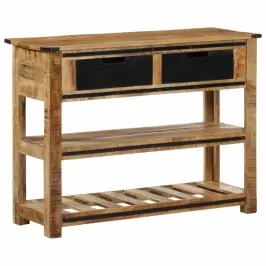 Konsoles Galdiņš, 100X35X75 Cm, Mango Masīvkoks Vidaxl