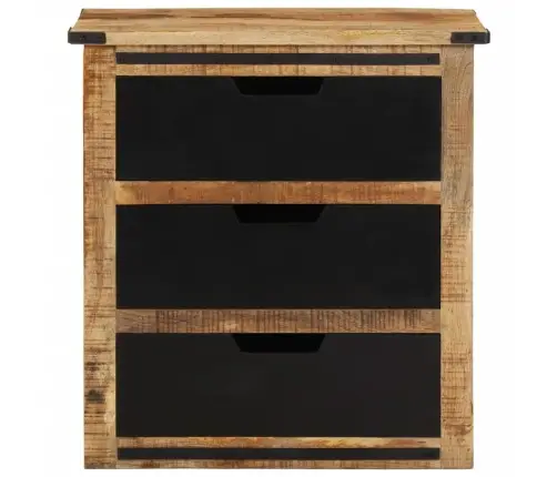 Šoninė Spintelė Su 3 Stalčiais, 55X35X60cm Mango Masyvas Šoninė Spintelė Su 3 Stalčiais, 55X35X60cm Mango Masyvas