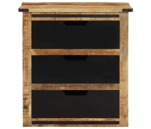 Šoninė Spintelė Su 3 Stalčiais, 55X35X60cm Mango Masyvas Šoninė Spintelė Su 3 Stalčiais, 55X35X60cm Mango Masyvas
