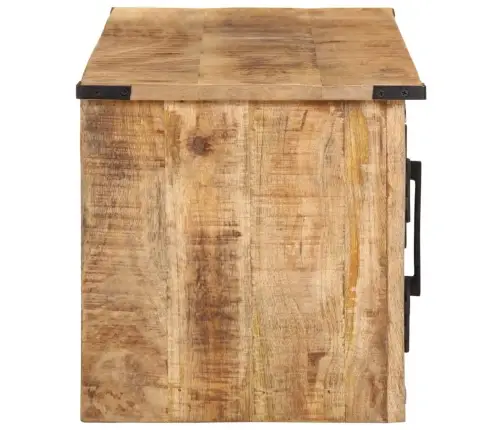 Tv Skapītis Ar Durvīm, 105X35X36 Cm, Mango Masīvkoks Vidaxl