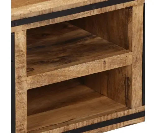 Tv Skapītis Ar Durvīm, 105X35X36 Cm, Mango Masīvkoks Vidaxl