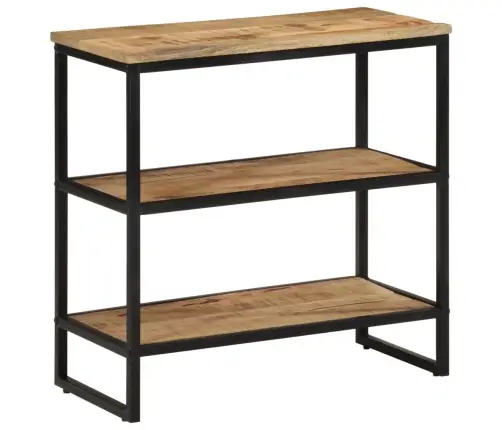 Konsoles Galdiņš, 70X35X70 Cm, Raupjš Mango Masīvkoks Vidaxl