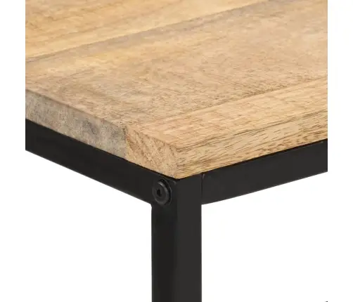 Konsoles Galdiņš, 70X35X70 Cm, Raupjš Mango Masīvkoks Vidaxl