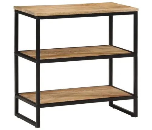 Konsoles Galdiņš, 70X35X70 Cm, Raupjš Mango Masīvkoks Vidaxl