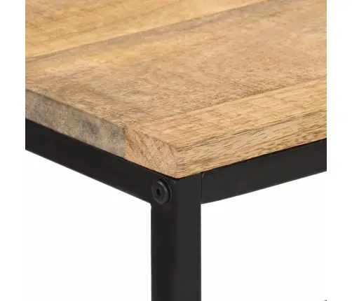 Konsolinis Staliukas, 100X35X70cm Neapdorota Mango Mediena