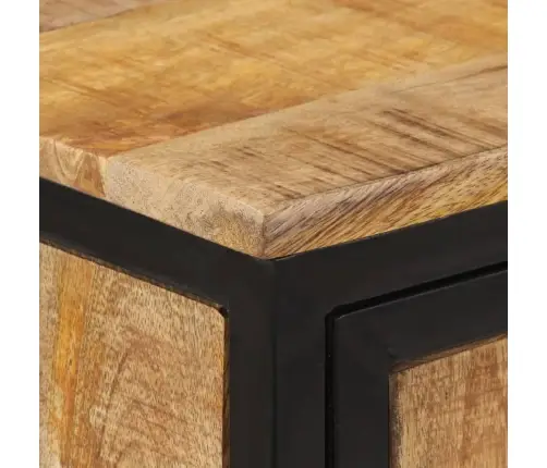 Kumode, 105X35X70 Cm, Neapstrādāts Mango Masīvkoks Vidaxl