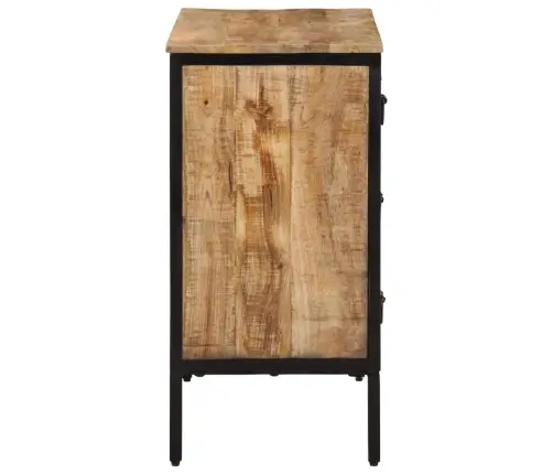 Kumode, 70X35X70 Cm, Neapstrādāts Mango Masīvkoks Vidaxl