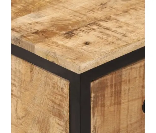 Kumode, 70X35X70 Cm, Neapstrādāts Mango Masīvkoks Vidaxl