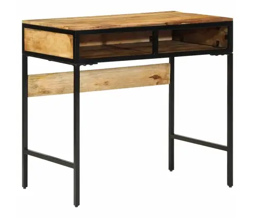 Galds 80X50X75 Cm Masīvkoks Neapstrādāta Manga Vidaxl Galds 80X50X75 Cm Masīvkoks Neapstrādāta Manga Vidaxl