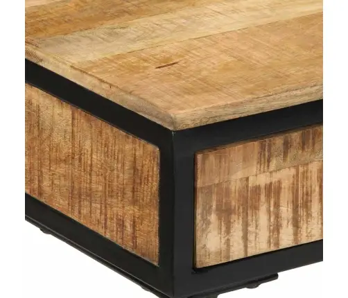 Makiažo Stalas Ruda 100 X 40 X 120 Cm Mango Medienos Masyvas