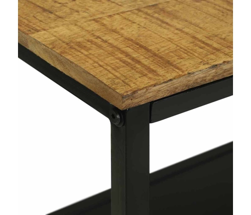 Grāmatu Plaukts 70X35X110 Cm Ciets Koks Raunds Mango Vidaxl